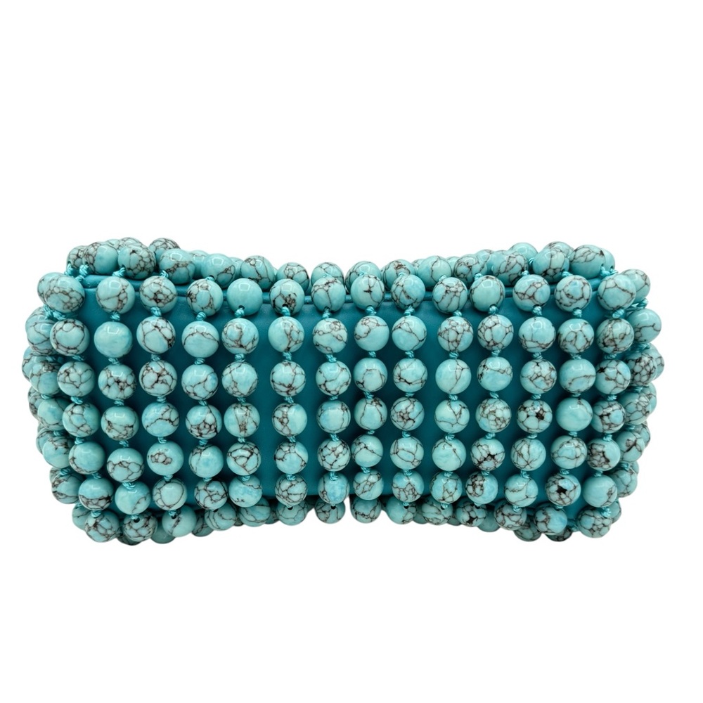 NEW Cult Gaia Mercier Mini Shoulder Bag Ibiza Turquoise - Picture 8 of 12